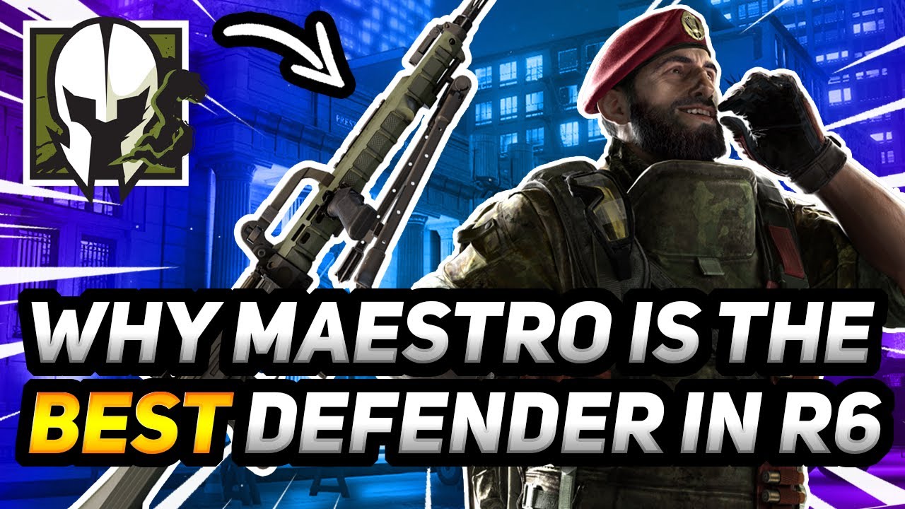 Maestro R6 Defender Why Maestro is The Best Defender in Rainbow Six! - YouTube