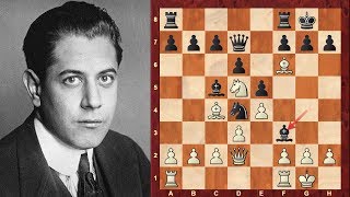 How being a copycat can really backfire! - Jose Raul Capablanca vs NN - New York 1918