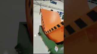 5 Ton Electric 90° mold flipper or mold Rotator & Turnover machine in workshop