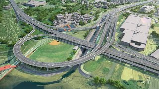 2024 桃園市 國道1號甲線新建工程 示意動畫