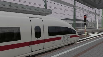 Refreezing the Ice - Mannheim to Karlsruhe - DB BR 406 