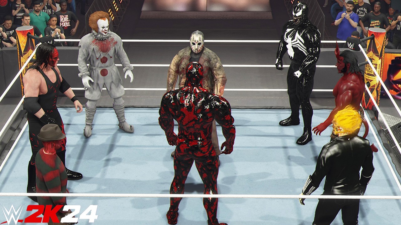 All Demons in Battle Royal Match - WWE 2K24 - PS5 [4K]