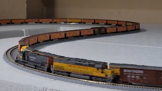 N Scale Union Pacific F7s Meet Union Pacific/Ex-Southern Pacific Tunnel Motors
