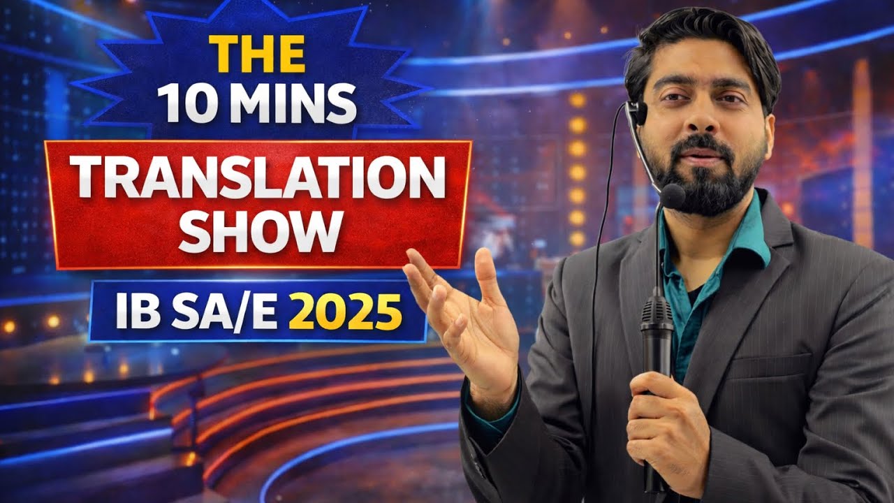 IB SA Tier-2| The 10 Mins Translation Show|Learn How to Translate in Exam