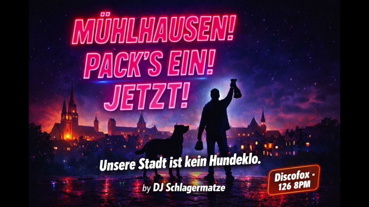 Hunde Kot  am morgen