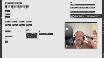 Max/MSP/Jitter: Sound & Visual Synthesizer - Live - Part 1