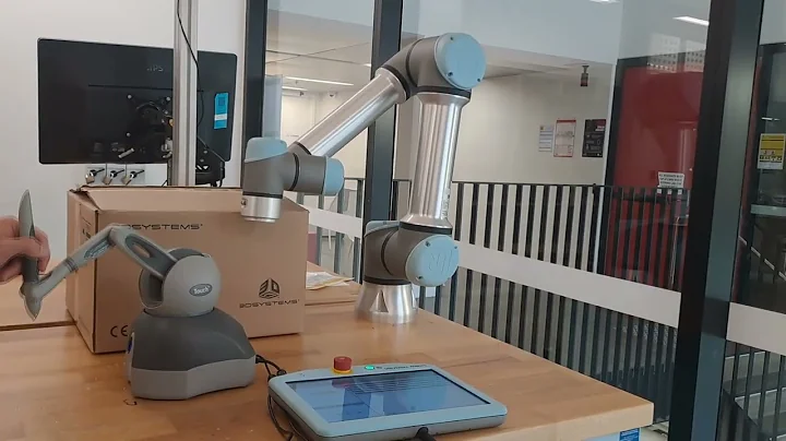 Haptic Teleoperation of UR5e with 3DSystems Touch