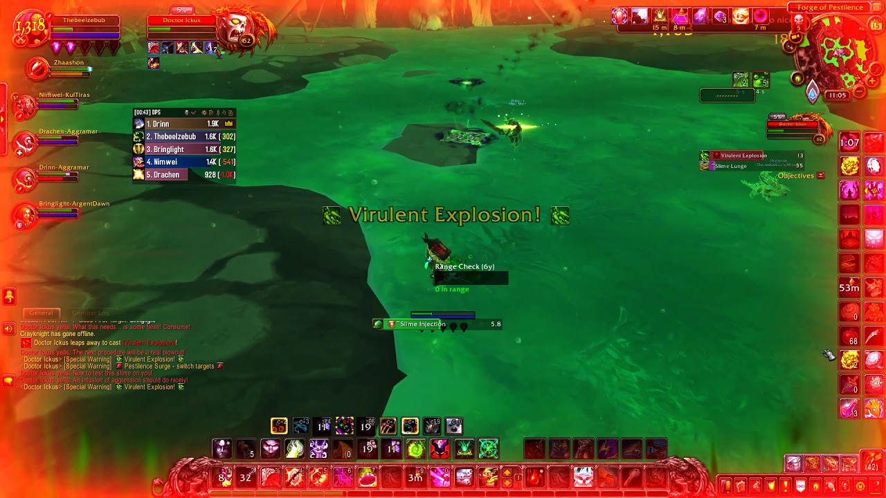 World Of Warcraft Plaguefall HC Affliction warlock YouTube