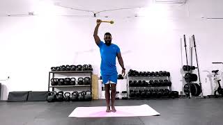 Indian Club Ipsilateral Reverse Lunge With Thomas Press