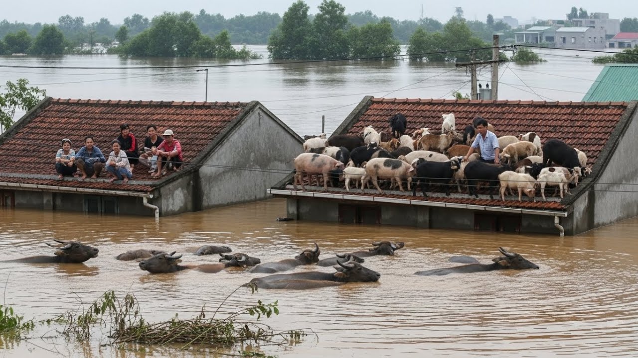 Rural tragedy after the major floods: Crops destroyed, livestock swept away!