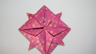 Origami Kompassrose Compass Rose Wind Rose