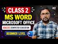 MS word class 2 | Microsoft Office in Hindi | Abacus Computer Education