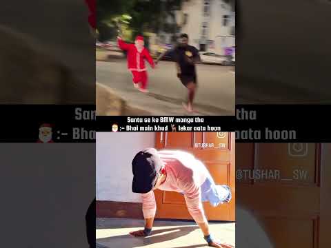 🎅 Main Khud 🦌lekar aata hoon #santa #christmas #christian #reels #india #hindi #shorts #fyp #explore