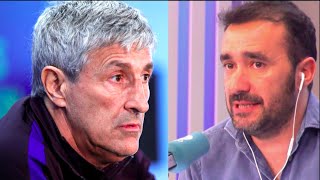 Así fue el intenso debate entre Juanma Castaño y Quique Setién