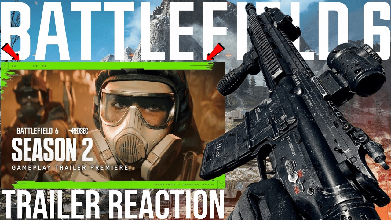 Реакция на официальный геймплейный трейлер 2-го сезона Battlefield 6: этого достаточно??