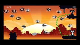 Cat Physics Level 50 - destination unknown (Three stars solution) 670 Points