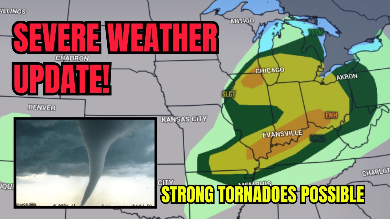 Significant severe weather threat update: Strong tornadoes possible ...