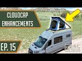 CloudCap Enhancements | AVC Shop Van 2025 Build EP. 15 | 2023 Ford Transit 148 LB | Van Life Camper