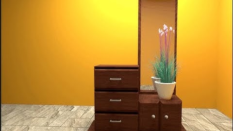 3ds Max | Creating an elegant looking dressing table using V-Ray rendering | Neha CADD World