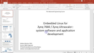 Embedded Linux for Zynq 7000 / ZU+.  Introduction