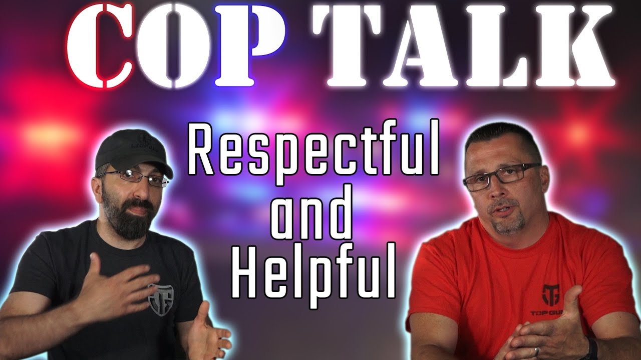 Be Respectful and Helpful - COP TALK shooting in dc