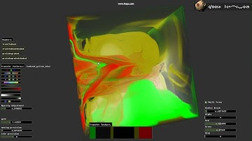 OpenCL 3D Fluid Dynamics raycasted