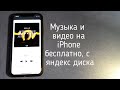 Скачиваем музыку и видео на iphone, при помощи яндекс диска, бесплатно.