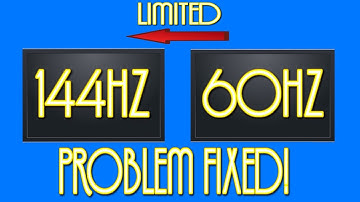 DUAL MONITOR 144HZ AND 60HZ PROBLEM FIXED