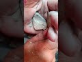 Scraping Wet Mini triangle 📐#oddlysatisfying #satisfying #clay #scrapingsound#shorts
