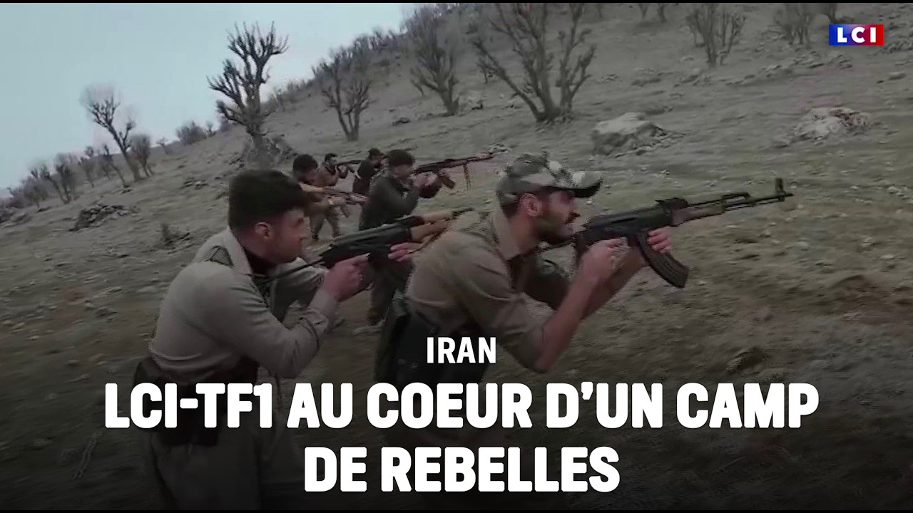 🔴 Iran : LCI-TF1 au coeur d'un camp de rebelles｜LCI