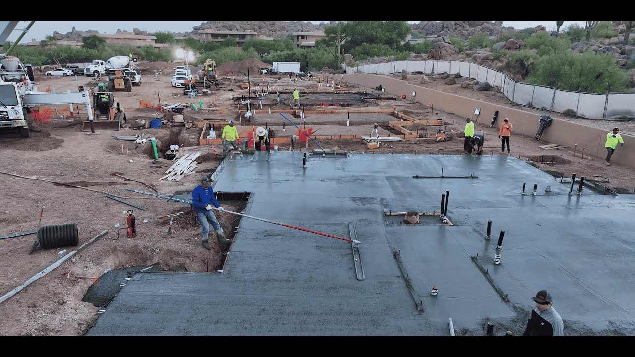 Commercial Concrete Foundation Project in Scottsdale, AZ | Valleywide Concrete | 623-400-6015