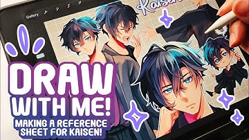 Draw With Me! Making A Reference Sheet for my new OC!