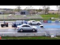 Sonata vs camaro in Cedar Falls Raceway