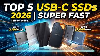 TOP 5 Best USB-C SSDs 2026 | Super Fast Portable Storage for iPhone, Mac & PC Profile