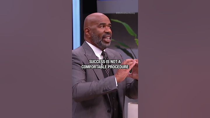 Success is not a comfortable procedure - Steve Harvey Motivational Speech