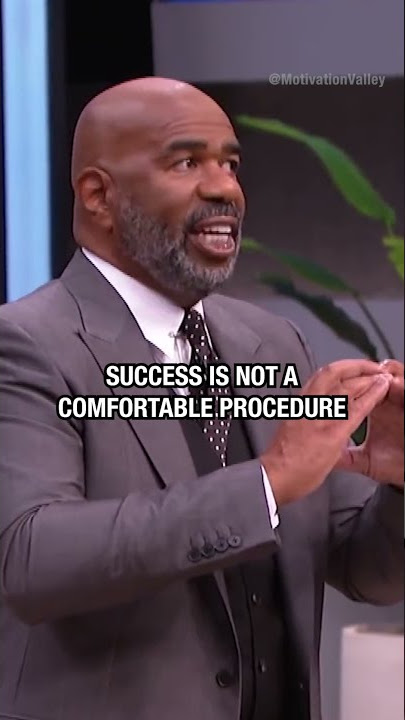 Success is not a comfortable procedure - Steve Harvey Motivational Speech