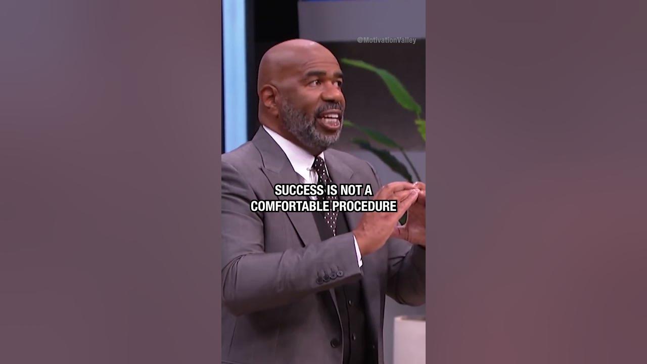 Success is not a comfortable procedure - Steve Harvey Motivational Speech Success is not a comfortable procedure - Steve Harvey Motivational Speech