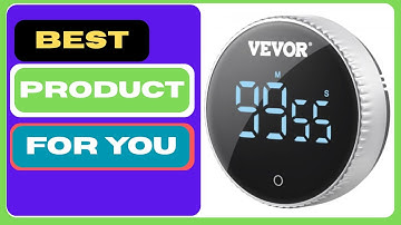 VEVOR Digital Kitchen Timer Magnetic Countdown Countup Timer & Large LED Display