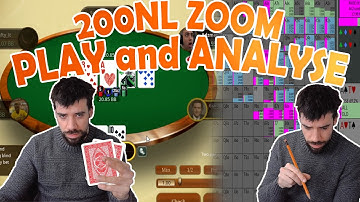 200NL Zoom - Stream Highlights (With PioSOLVER Analysis) | Play & Explain Cash Game Session