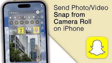 How to Send Photo/Video as a Snap from Camera Roll! [2023]
