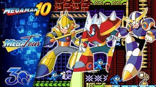 Megaman 10 DLC Wii: Special Stage 1/2/3. Enker, Punk & Ballade | MegaTour P23 - 1080P [60FPS]