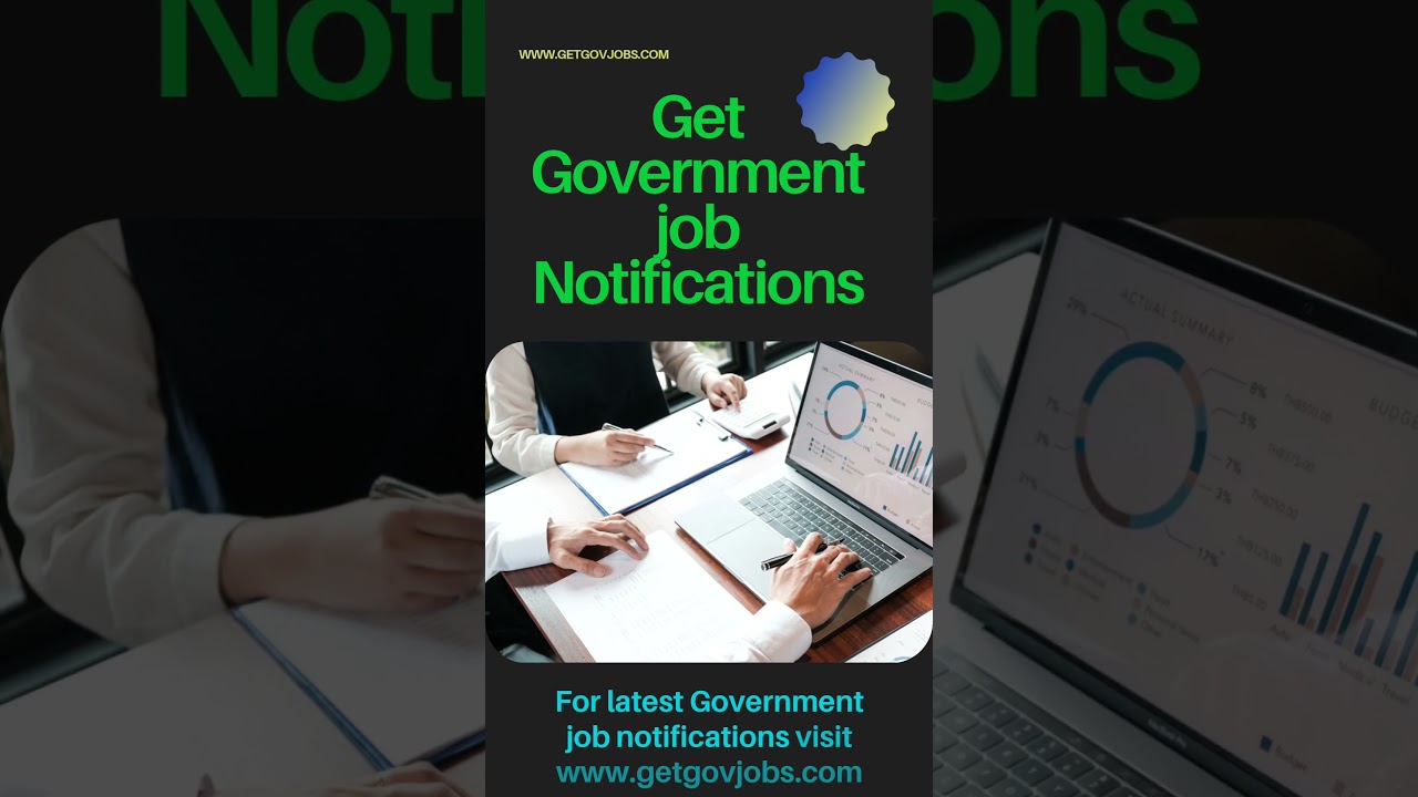Get latest Government job Notification s 
