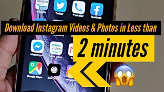 Download Instagram Videos And Photos  In Less than Two Minutes  ! On iPhone #ios13 screenshot 2