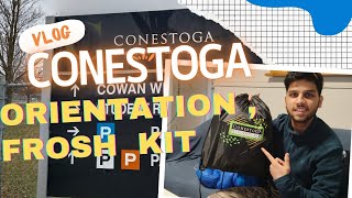 My orientation at Conestoga college doon campus and got forsh kit ...🇨🇦🇨🇦