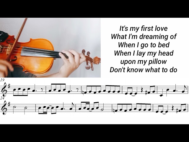 [Free Sheet] First Love - Nikka Costa [Violin Sheet Music] class=