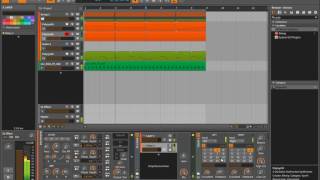 Bitwig 110 BPM Mellow Polysynth Groove From Scratch