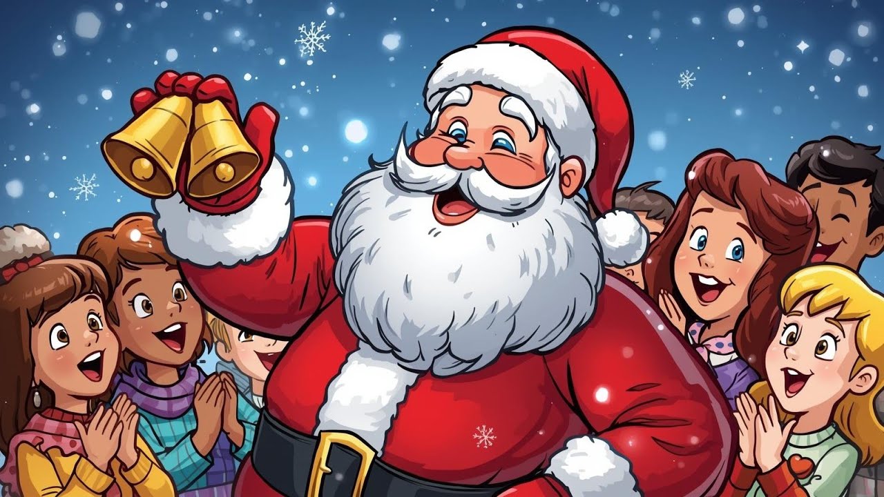 Jingle bells 🔔 Christmas song for kids | Nursery rhymes | Merry ...