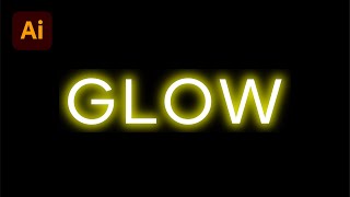 Create A Glowing Effect In Adobe Illustrator | NEON Effect | Adobe Illustrator Tutorial.