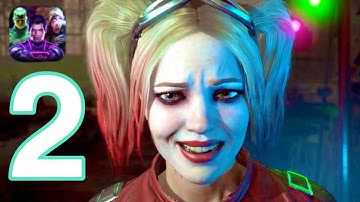 Injustice 2 Mobile:- Story Mode Gameplay walkthrough part 2-Chapter 2-Harley Quinn (iOS, Android )