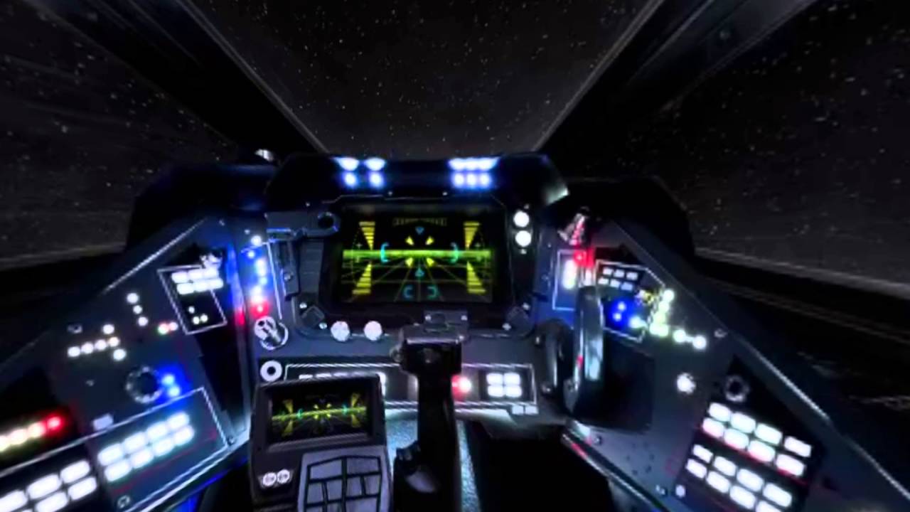 Virtual Cockpit Of An X Wing Star Wars